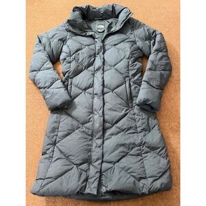 The North Face Metropolis Parka BLK 550 Down Long Quilted Puffer Jacket Womens S